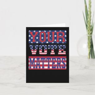 Carte Votre Vote S - Sticker Usa