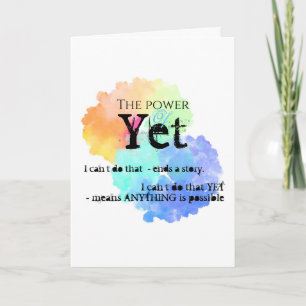 Carte Vous avez ceci, encouragement