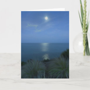 Carte Vous avez manqué au clair de lune