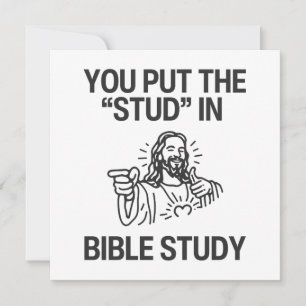 Carte Vous Avez Mis "Stud" Dans L'Étude De La Bible