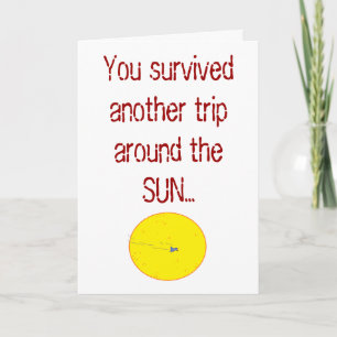 Carte Vous avez survécu à un autre voyage autour du SOLE