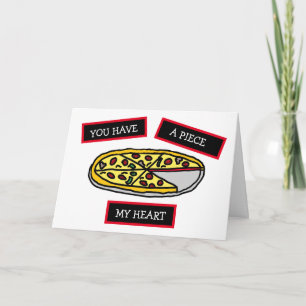 Carte Vous avez un morceau de mon Coeur flirté