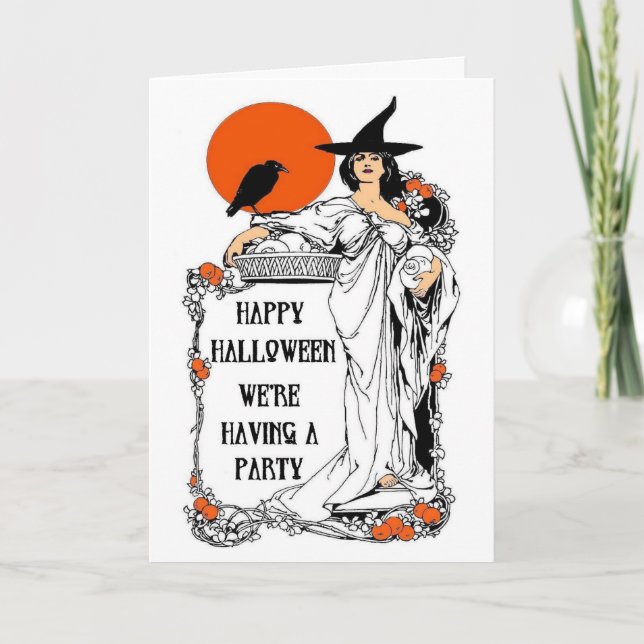 Carte Vous devez assister à la fête (Devant)