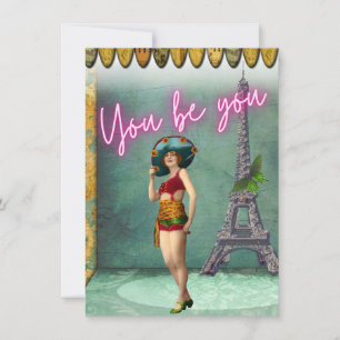 Carte Vous Devez Donner Du Pouvoir À La Pop Art Femme Vi