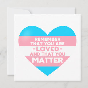 Carte Vous êtes aimé Vous avez de l'importance (Coeur du
