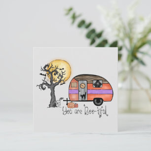 Carte Vous êtes Boo-tiful - Camper Van avec arbre Éffray