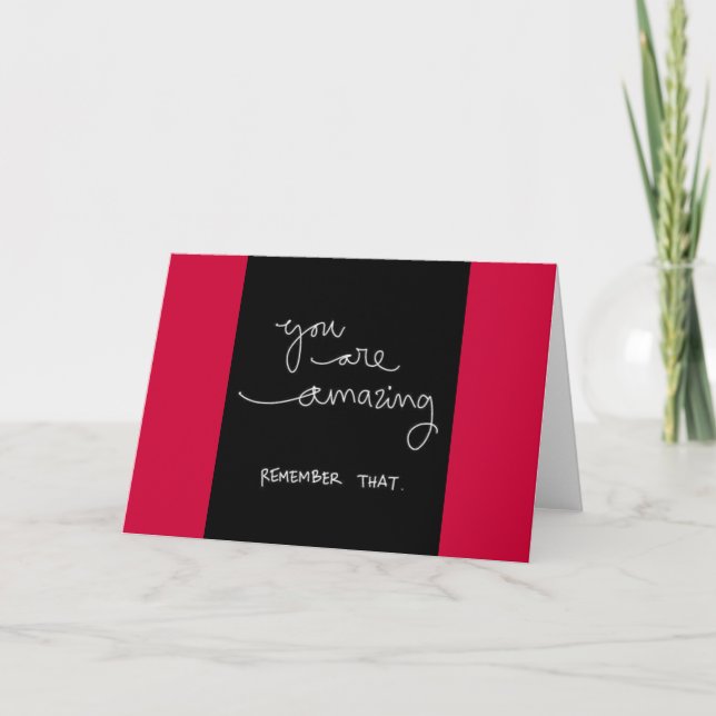 CARTE VOUS ÊTES EXTRAORDINAIRE RAPPELEZ QUE MOTIVATION E (Devant)