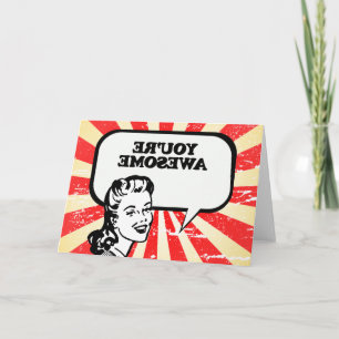 CARTE VOUS ÊTES INCROYABLE