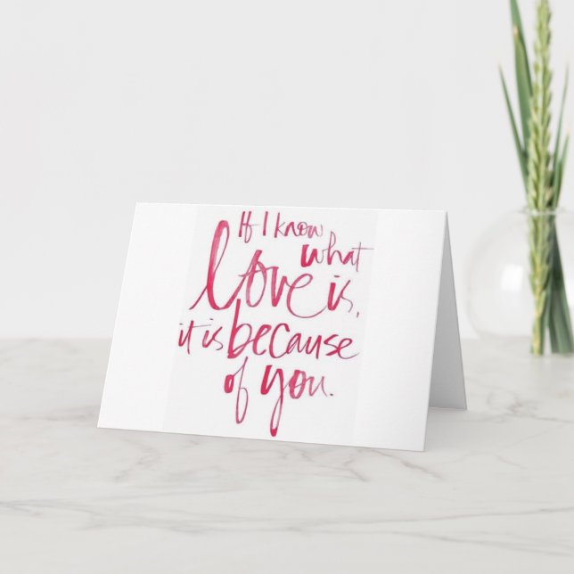 CARTE VOUS ÊTES *L'AMOUR DE MA VIE* & * MON MEILLEUR AMI (Devant)