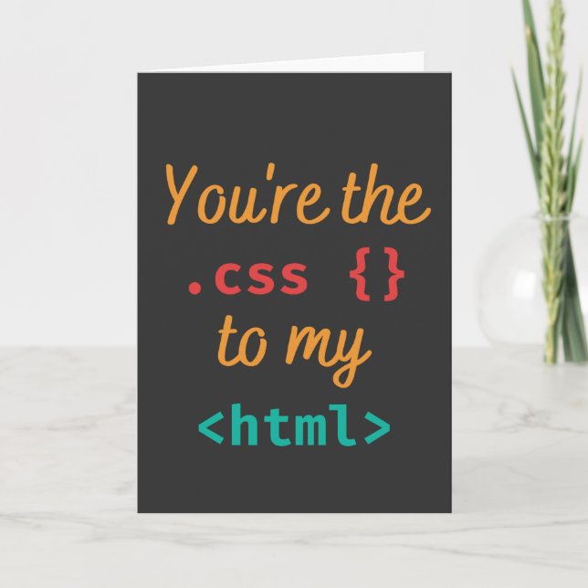 CARTE VOUS ÊTES LE CSS DE MON HTML - WEB DEV PUN (Devant)