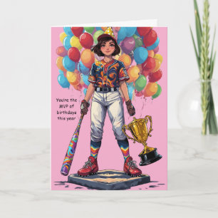 Carte Vous êtes le MVP des Vœux Sportifs d'Anniversaire
