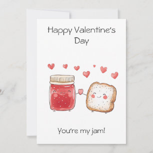 Carte Vous êtes ma confiture !" - Mignonne et Punny Sain