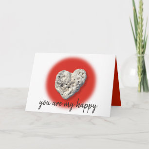 Carte Vous Êtes Mon Bon Script Hawaii Coral Heart Photo