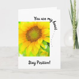 Carte Vous êtes mon coeur~Bright & Cheery Sunflower Jaun