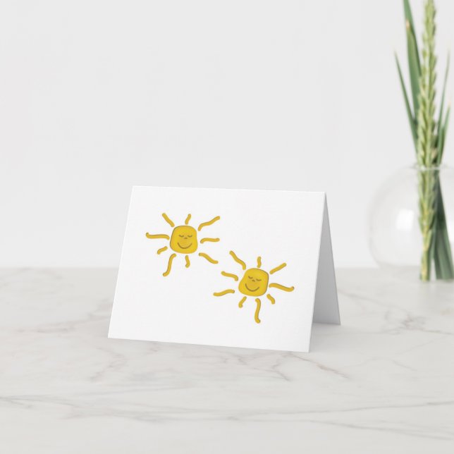 Carte Vous êtes mon soleil (Devant)