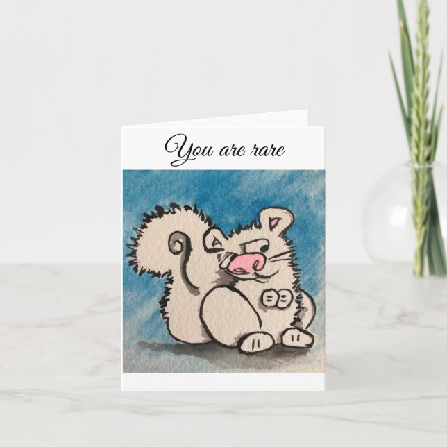 Carte Vous êtes rare (Devant)