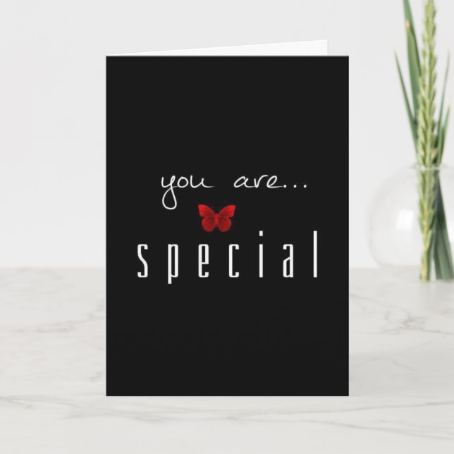 CARTE VOUS ÊTES ***SPÉCIAL**** À **ME** JOLI ANNIVERSAIR (Devant)