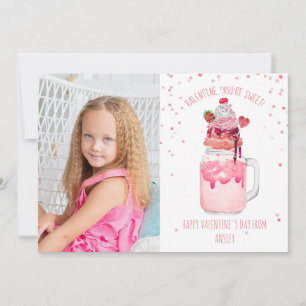 Carte Vous êtes Sweet Candy Milkshake Classroom Valentin