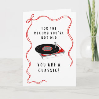 Carte Vous êtes un anniversaire classique