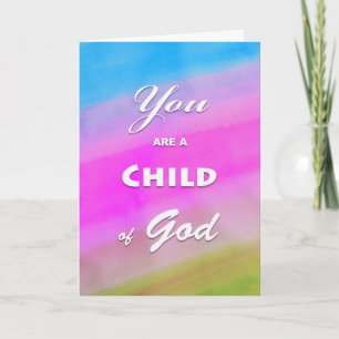 Carte Vous êtes un enfant de Dieu, Prière pour les sans-