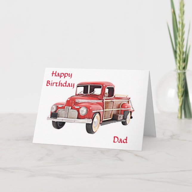 CARTE **VOUS ÊTES UN PÈRE CLASSIQUE*** JOLI ANNIVERSAIRE (Devant)