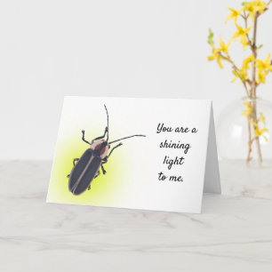 Carte Vous êtes une lumière brillante pour moi, lumière 
