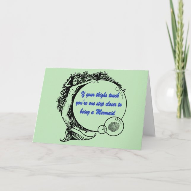 Carte Vous êtes une Sirène (Devant)