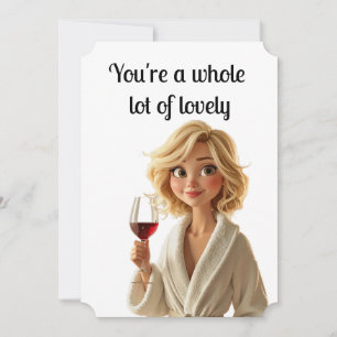 Carte Vous êtes vraiment adorable (Salutation romantique