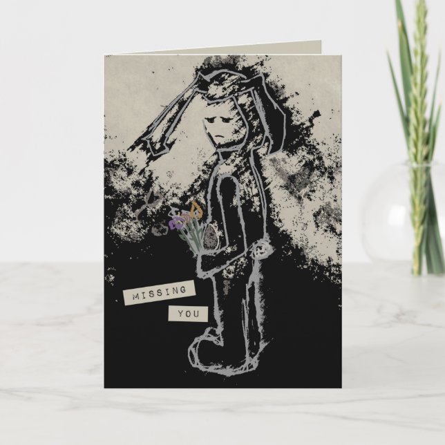 Carte vous manquant sinibunny (Devant)