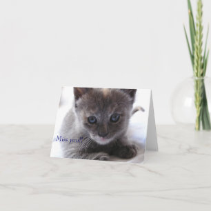 Carte Vous manquez ! !