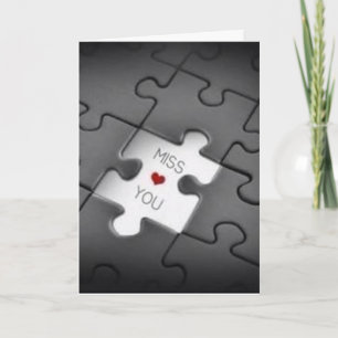 CARTE **VOUS MANQUEZ** PLUS QUE VOUS NE POURRIEZ LE SAVO