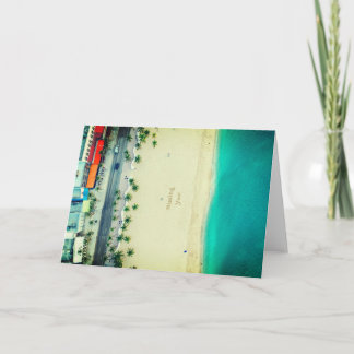 Carte Vous Manquez Vacances Plage