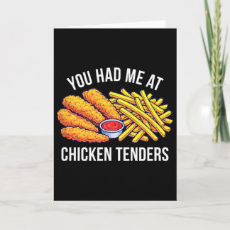 Carte Vous M'aviez À Tenders De Poulet -