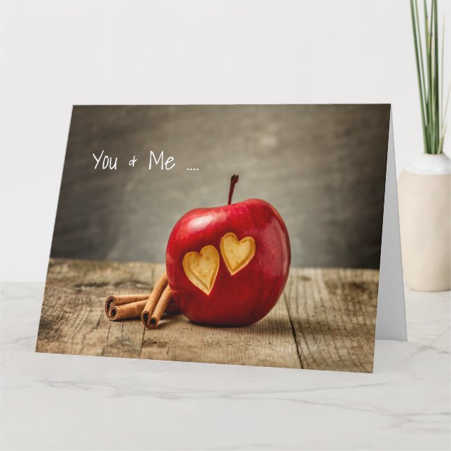 Carte Vous & Moi Poème d'amour Âme sœur Romantique (Devant)