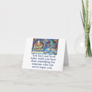 Carte Vous N'Avez Pas Vécu Aujourd'Hui - Citation De Com