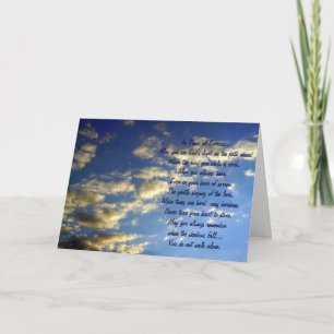 Carte Vous ne marchez pas seul...