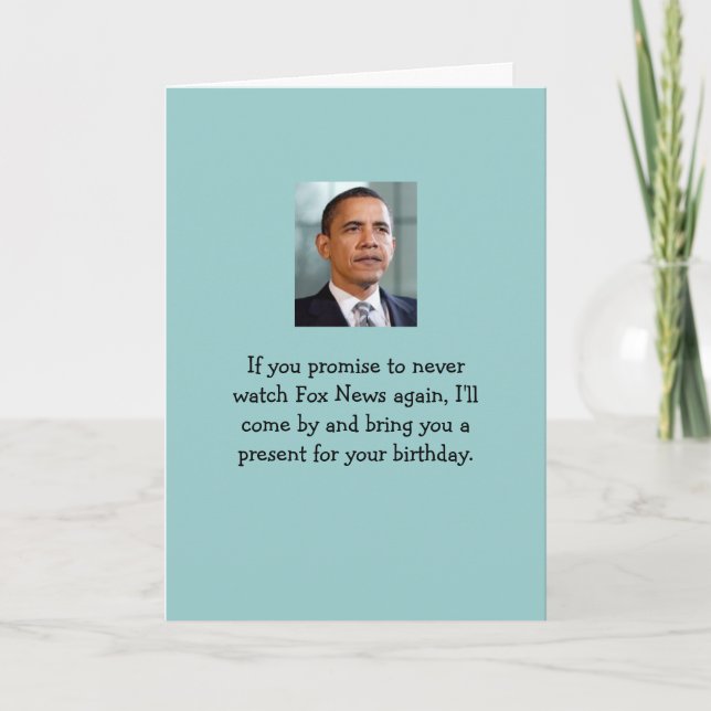 Carte Vous n'êtes pas watchin Fox News ! (Devant)