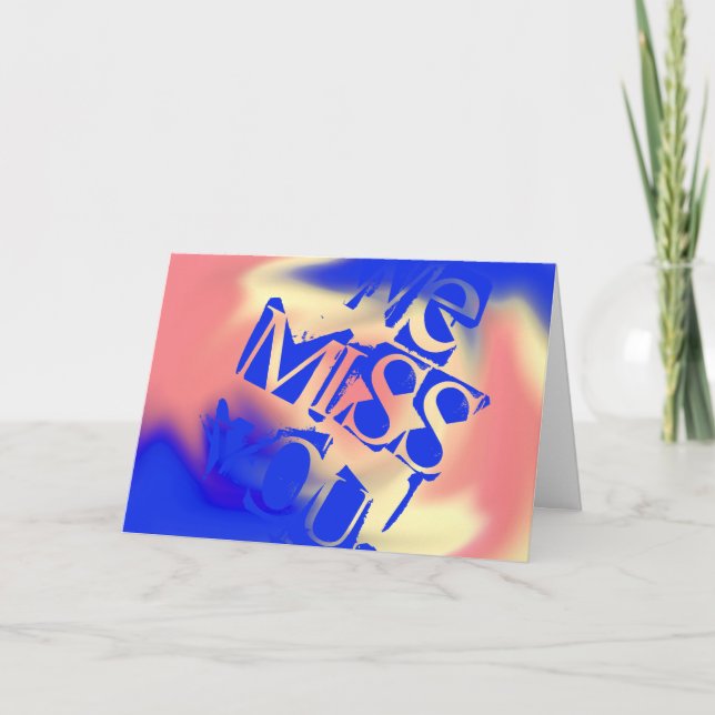 Carte Vous Nous Manquez ! (Devant)