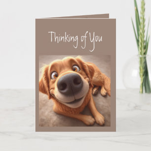Carte Vous savez combien on pense à votre chien