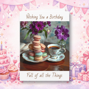 Carte Vous souhaitant un anniversaire de toutes les chos