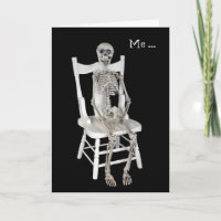 vous-squelette de coup manqué sur la chaise