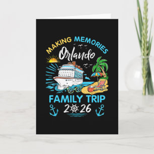 Carte Voyage de famille à Orlando 2026 Vacances à souven
