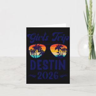 Carte Voyage de filles à Destin plage vacances 2026 corr