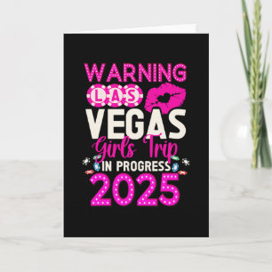 Carte Voyage de filles à Las Vegas en cours 2025 Las Veg