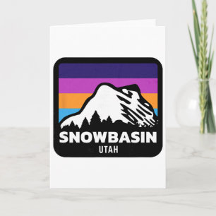Carte Voyage de ski en famille à Snowbasin Utah Skiing S