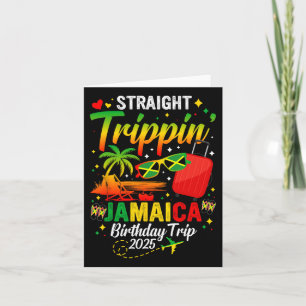 Carte Voyage droit' Jamaïque vacances 2025 Anniversaire 