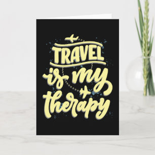 Carte Voyage Est Mon Voyageur De Vacances Thérapeutique