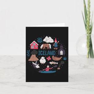 Carte Voyage Europe Islande Reykjavik Famille Vacances S