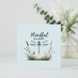 Carte Voyage Minutieux - Nature des libellules