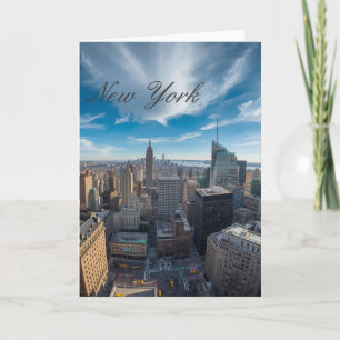Carte Voyage panoramique à New York